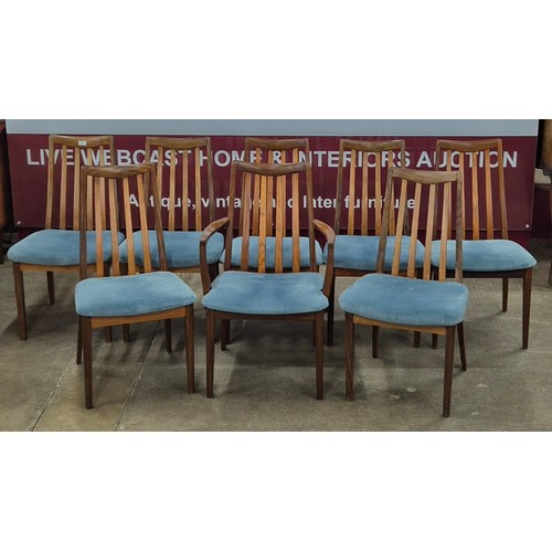 84 - A set of eight G-Plan Fresco teak dining chairs