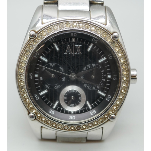 7190G - An Armani Exchange wristwatch