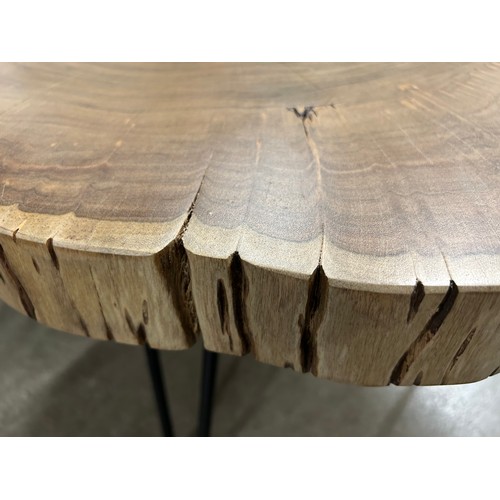 3044 - A live edge acacia wood coffee table *This lot is subject to VAT