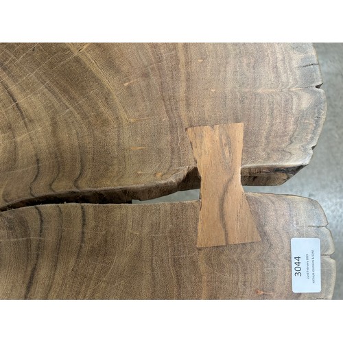 3044 - A live edge acacia wood coffee table *This lot is subject to VAT