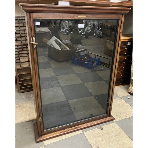 331 - A Victorian mahogany display cabinet