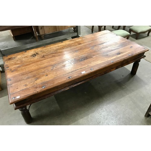 An Indian hardwood Thakat coffee table