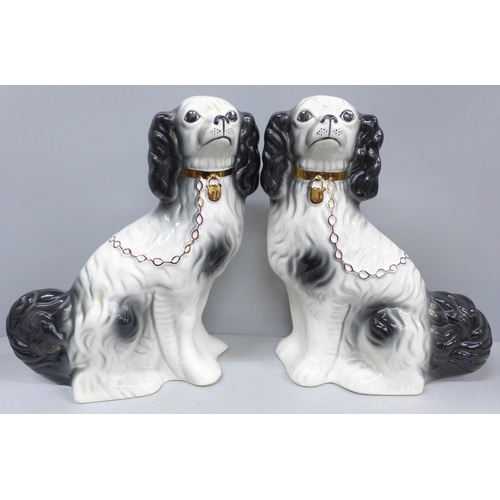 2012 - Three pairs of Staffordshire spaniels