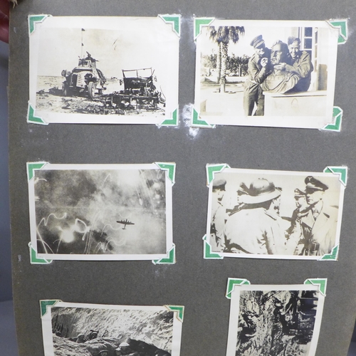 2046 - An album of WWII photographs, 1942 Ataka Egypt, Alexandria, Stanley Bay, Suez, Cairo, aircraft, ship... 