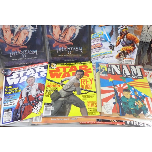 2060 - Five Marvel The ‘Nam Magazines, various other publications The Walking Dead, Star Wars Insider, Star... 