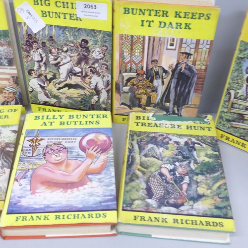 2063 - Nine Billy Bunter books, seven first editions, one second and one third edition