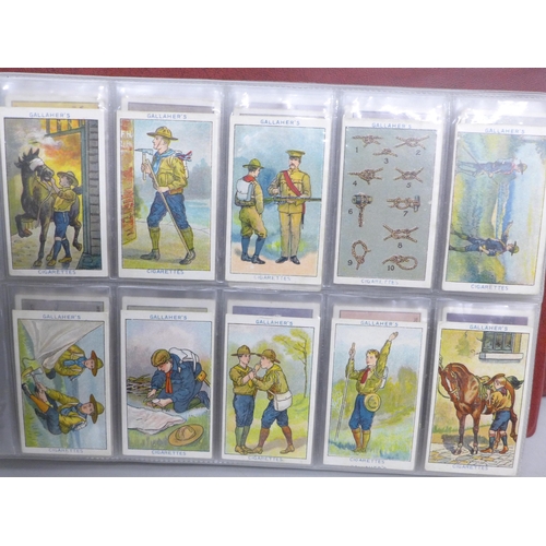 2065 - A large collection of cigarette cards including full sets, comprising of Boy Scouts, Boy Scout and G... 