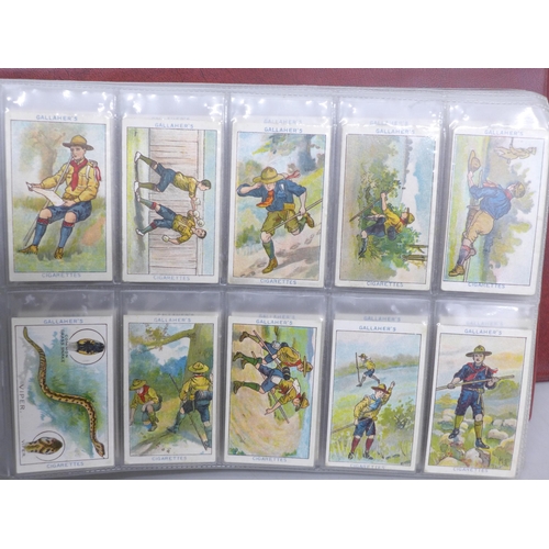 2065 - A large collection of cigarette cards including full sets, comprising of Boy Scouts, Boy Scout and G... 