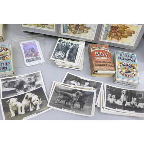 2065 - A large collection of cigarette cards including full sets, comprising of Boy Scouts, Boy Scout and G... 