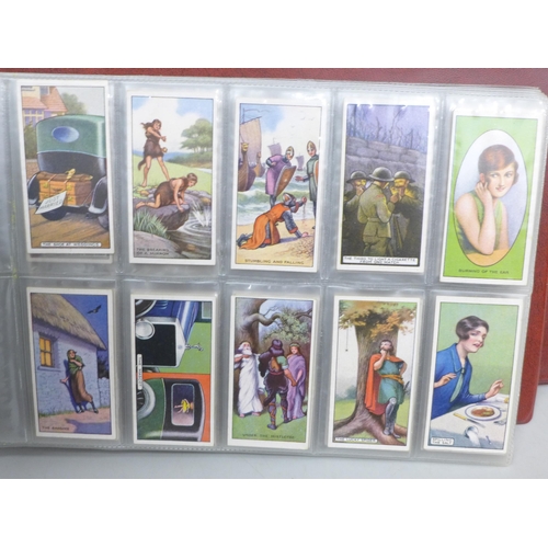 2065 - A large collection of cigarette cards including full sets, comprising of Boy Scouts, Boy Scout and G... 