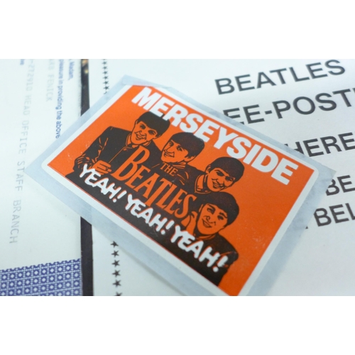 2072 - The Beatles; a collection of fanzines including The Write Thing and Beatles Now