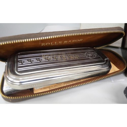 A wooden jewellery box with Art Nouveau image to lid, together with ...