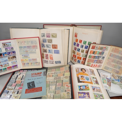 2139A - Stamps; box of stamp albums, covers, etc.