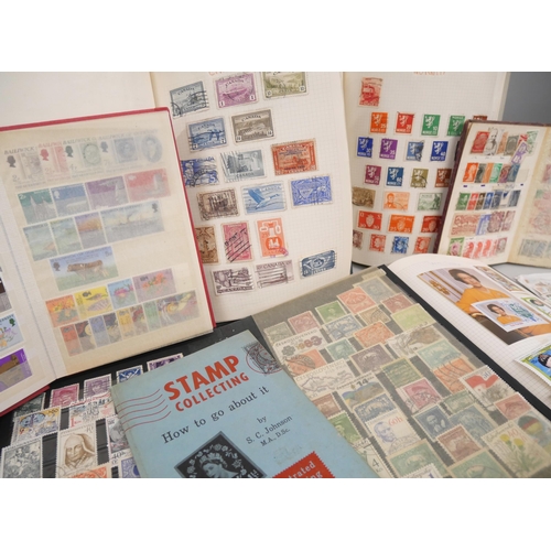 2139A - Stamps; box of stamp albums, covers, etc.