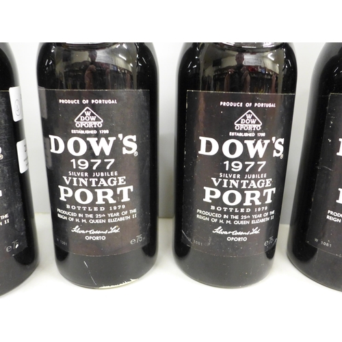 2147 - Four bottles of 1977 Dow's Vintage Port