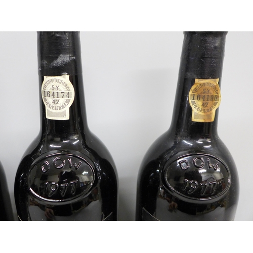 2147 - Four bottles of 1977 Dow's Vintage Port