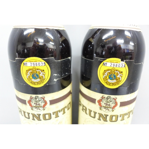 2151 - Two bottles of 1978 Prunotto Barolo