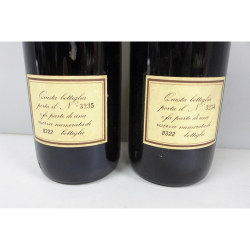 2151 - Two bottles of 1978 Prunotto Barolo