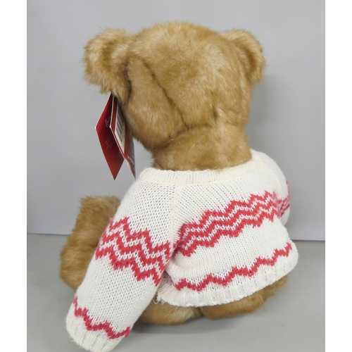 2175 - A Harrods 2011 limited edition Christmas teddy bear 'Freddie'