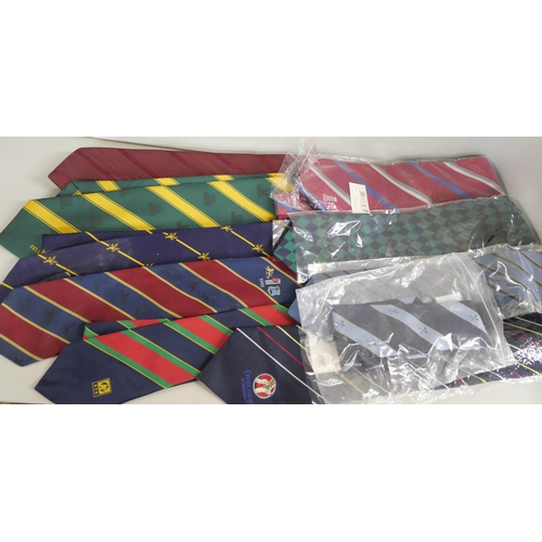 2184 - A collection of comemmorative cricket ties