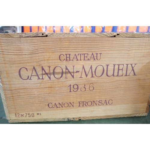 2190 - Twelve bottles of Chateau Canon-Moueix 1986, sealed in box **PLEASE NOTE THIS LOT IS NOT ELIGIBLE FO... 