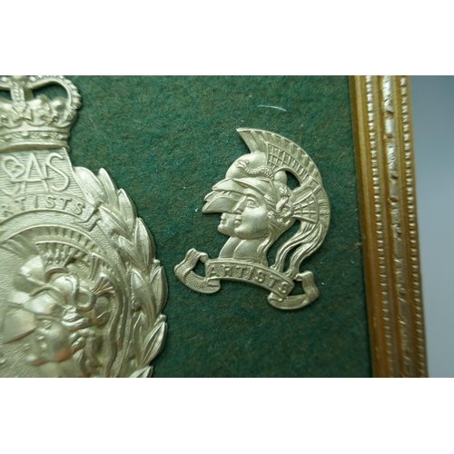 2238 - Three military badges including SAS