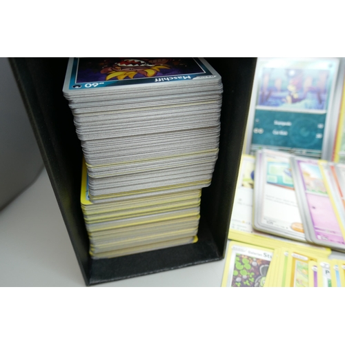 2242 - A collection of over 500 Pokemon card, with holographic, (no Energy cards), in collectors box