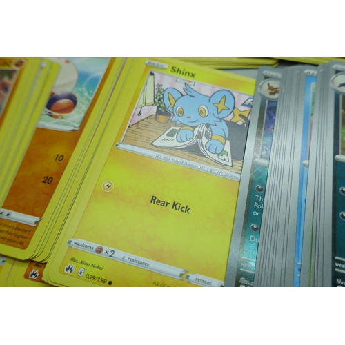 2244 - A collection of over 500 Pokemon cards with holographic, (no Energy cards), in collectors box