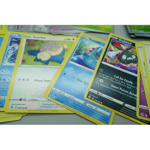 2246 - A collection of over 500 Pokemon cards with holographic, (no Energy cards), in collectors box