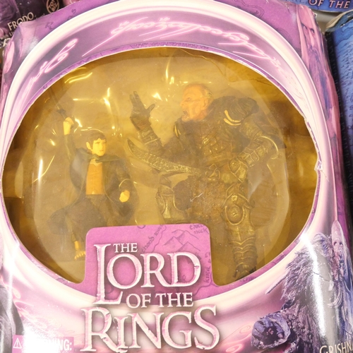 2265 - Eight Toy Biz Lord of the Rings character figures in six boxes