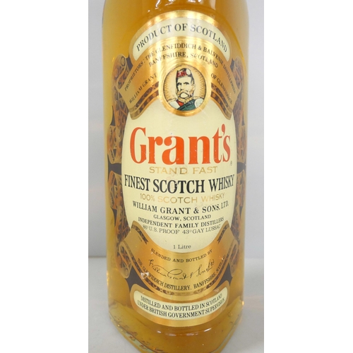 2274 - A 1 litre bottle of Grant's Stand Fast finest scotch whisky **PLEASE NOTE THIS LOT IS NOT ELIGIBLE F... 