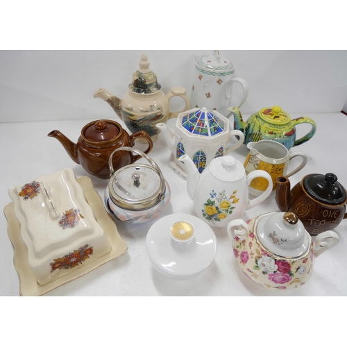 2286 - A collection of china and porcelain kitchenware, includes Wade, Shelley, Palissy, Cardew and Wedgwoo... 