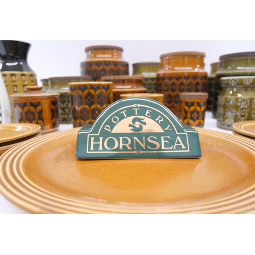 2293 - A box of Hornsea pottery, majority are storage jars, display stand and two plates **PLEASE NOTE THIS... 