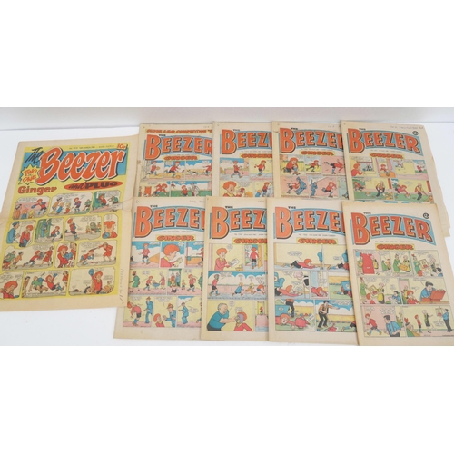 2306 - Comics; The Beezer Comics, 1977-1983, approximately 350