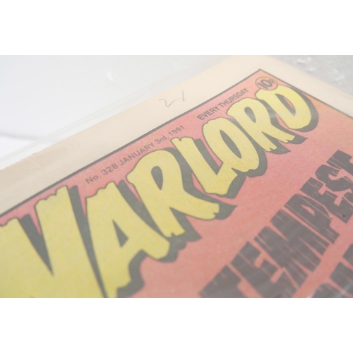 2310 - Comics; Warlord comics, 1980, 1981, 1982, 1983, approximately 200