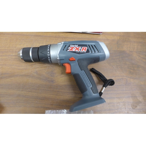 5003 - A boxed Clarke CDD20Li Lithium-ion 20v cordless combi drill