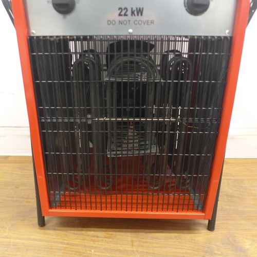 5042 - A sample 22kw 3-phase fan heater  * This lot is subject to VAT