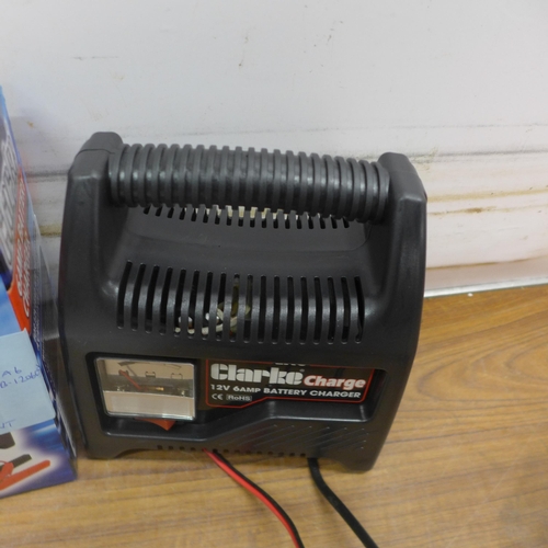 5061 - A boxed sample Clarke LA6, 6 amp battery charger  * This lot is subject to VAT