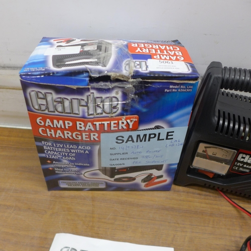 5061 - A boxed sample Clarke LA6, 6 amp battery charger  * This lot is subject to VAT