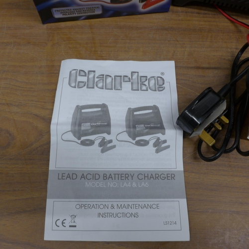 5061 - A boxed sample Clarke LA6, 6 amp battery charger  * This lot is subject to VAT