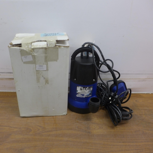 5063 - A boxed sample Clarke puddle pump with folding legs  * This lot is subject to VAT