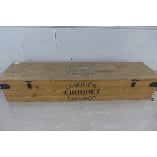 Mini Croquet D'intérieur Jaques London – Édition Chelsea, Complet Et Neuf (bois)