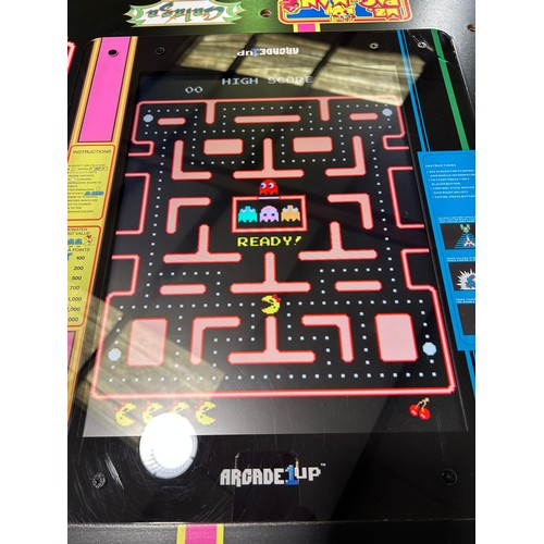 6018 - Arcade1Up Ms. Pac-Man/Galaga pub table arcade machine (joystick knobs missing) Original RRP £399.99 ... 