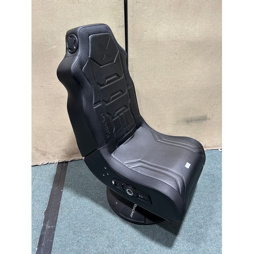 6246 - Xrocker Aurora Pedestal RGB gaming chair, Original RRP £179.99 + VAT (352-452) *This lot is subject ... 