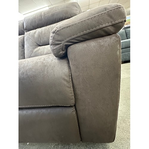 3190 - Justin Brown 3 seater power recleaning sofa  , original RRP £833.33 + VAT (4224-25) *This lot is sub... 