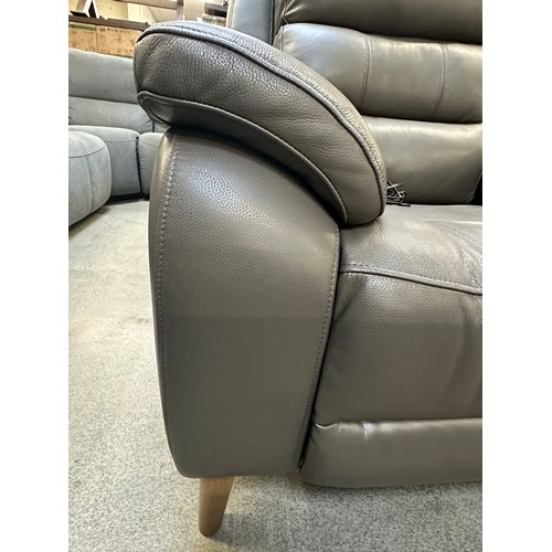 3225 - Ava leather recliner storm grey arm chair, original RRP £549.99 + VAT (4224-12) *This lot is subject... 