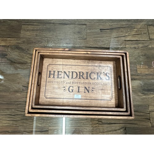 3103 - A set of three Hendricks trays