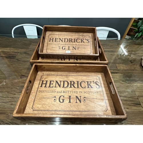 3103 - A set of three Hendricks trays