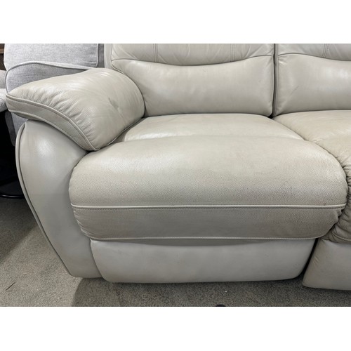 3291 - Fletcher two seater light grey power reclining sofa - (transit marks), original RRP £916.66 + VAT (4... 