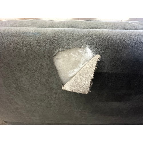 3343 - A Gilman Creek reclining fabric sectional corner sofa (damaged / torn) Original RRP £1999.99 + VAT (... 